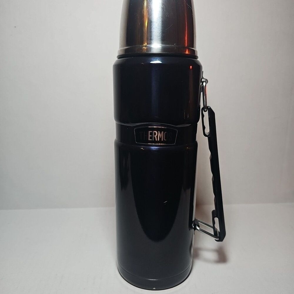 Thermos Stainless Steel King Handle Insulated Bottle Blue SK2010